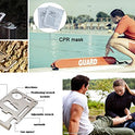 Compact First Aid Kit (228pcs) Designed For Family Emergency Care. Waterproof EVA case&Bag is Ideal for the Car,Home,boat,School, Camping, Hiking,Travel,Office,Sports,Hunting. Protect Your Loved Ones
