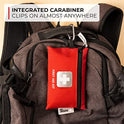 Kit de primeros auxilios – Equipado con suministros médicos para emergencias, supervivencia, senderismo, mochilero, camping, viajes, coche y ciclismo. Prepárate en casa y en el trabajo