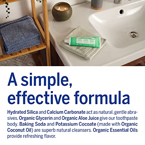 Dr. Bronner’s - All-One Toothpaste, Spearmint (5 oz, 3-Pack)