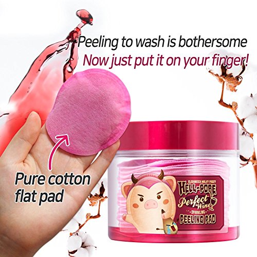 Elizavecca Milky Piggy Hell-Pore perfect wine sparkling peeling pad