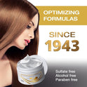 Vitamins Tratamiento para Cabello Maltratado y Seco con Keratina - Mascarilla Hidratante para Cabello Fino con Aceite de Argán, Aceite de Coco y Aceite de Ricino - Voluminizador Anti Frizz
