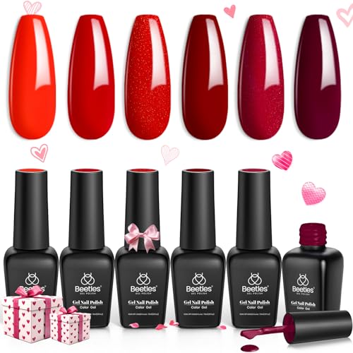 Beetles No Wipe Gel Top Coat y Base Coat Set, Soak Off LED Clear Gel Base Top Gel Glossy Shine Finish Base de esmalte de gel de larga duración y Top Coat Gel Lamp Nails Art DIY Home
