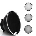 Godox Reflector estándar de 7 pulgadas/18 cm difusor con 20/40/60 Grados Panal de Abeja Rejilla para Bowens Mount Studio luz estroboscópica Flash