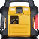 DEWALT DXAEJ14 - Arrancador Digital portátil para estación de alimentación: 1400 pico/700 amperios instantáneos, compresor de Aire Digital de 120 PSI, Puertos USB de 3.1 A, Abrazaderas de batería