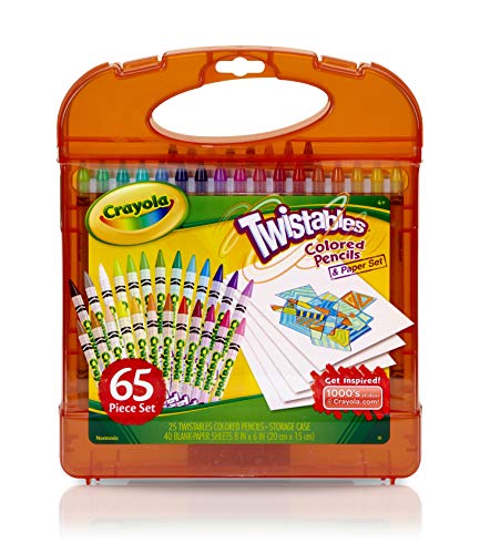 Crayola colección de lápices de colores de 208 unidades con páginas para colorear, exclusivo de Amazon, kit para colorear