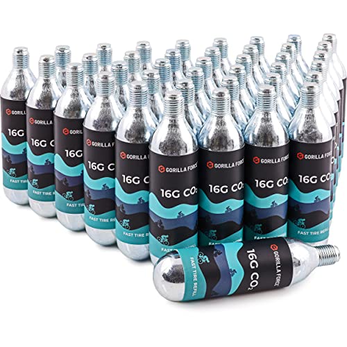 Gorilla Force | Cartuchos de CO2 de 16 g o 25 g roscados | 5 unidades
