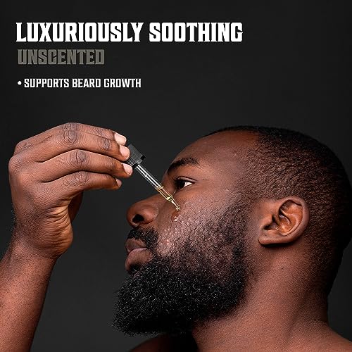 Best Beard Oil - All Natural Unscented Organic Argan & Jojoba Oils - Aids Beard Growth - Conditions and Strengthens Beards and Mustaches for Men by Viking Revolution