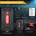 Car Jump Starter, BUTURE 1600A Peak 20000mAh Portable Car Battery Starter (up to 8.0L Gas/7.0L Diesel Engines) Auto Battery Booster Pack with Smart Safety Jumper Cable, Fast Outputs 3.0 (BR400)