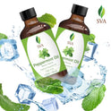 SVA Organics 100% Natural Peppermint Essential Oil â€"Therapeutic Grade Aromatic Oil, 4 Fl Oz with Dropper | Natural Aromatherapy Oils