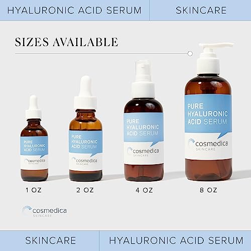 Cosmedica Skincare - Suero puro de ácido hialurónico - 2 oz (60 ml)