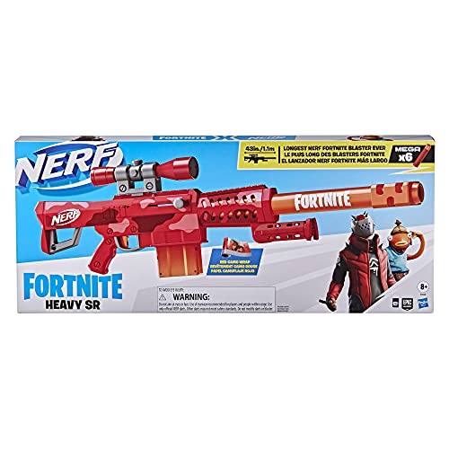 Nerf Fortnite Heavy SR Blaster, más Largo Fortnite Blaster Ever