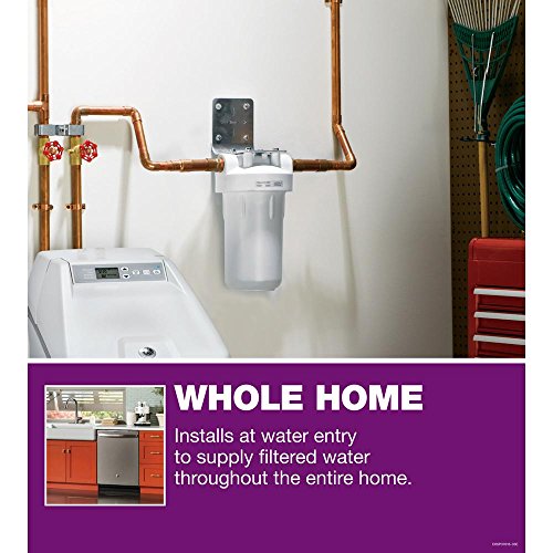 GE FXHSC - Filtro de agua para debajo del fregadero, repuesto para sistema de filtración de agua, certificado NSF, reduce sedimentos, óxido y otras impurezas del agua, reemplaza cada 3 meses para obtener los mejores resultados, 1 filtro