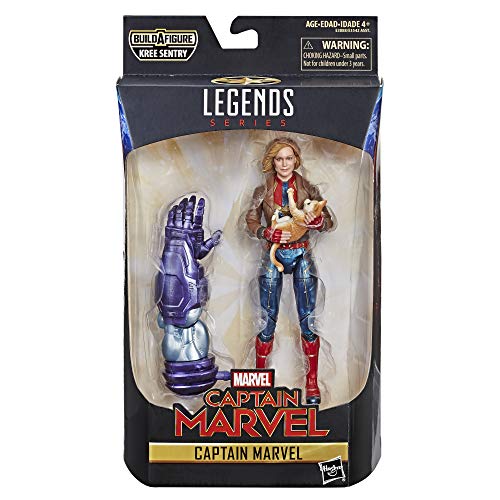 Figura Captain Marvel con Goose 6 Pulgadas, Captain Marvel