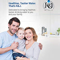 K&J Filtro de agua de repuesto compatible con Samsung para refrigerador DA2900020B, RF263BEAESR y RF28HMEDBSR – Samsung HAF-CIN/EXP y 46-9101 filtro de agua para refrigerador, certificado NSF 42 (paquete de 2)