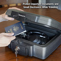 SentrySafe H0100 - Caja Impermeable ignífuga con Cerradura de Llave, 0.17 pies cúbicos, Color Negro