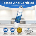 Pureline DW2042FR-09 - Repuesto para Daewoo DW2042FR-09, DW2042FR, Kenmore 46-9130, Aqua Crystal DW2042F-09, filtro de agua para refrigerador, reduce el mal sabor y olor