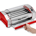 The Candery - Rodillo eléctrico para perros calientes, máquina para cocinar salchichas - 6 capacidad para perros calientes, máquina para perros calientes para niños y adultos