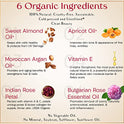 SAFA Rosé Oil - Organic Oil for Face, Body, Hair, Nails & Aromatherapy | Natural Blend of Bulgarian Damask Rose, Moroccan Argan, Sweet Almond, Vitamin E, & Apricot Oil | Moisturizer for Women & Men