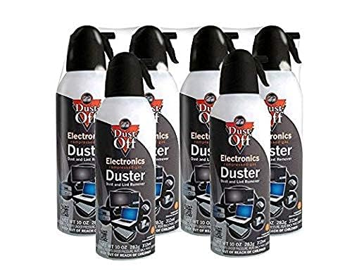 Dust-Off Disposable Compressed Gas Duster, 10 oz Cans, by Dust-Off