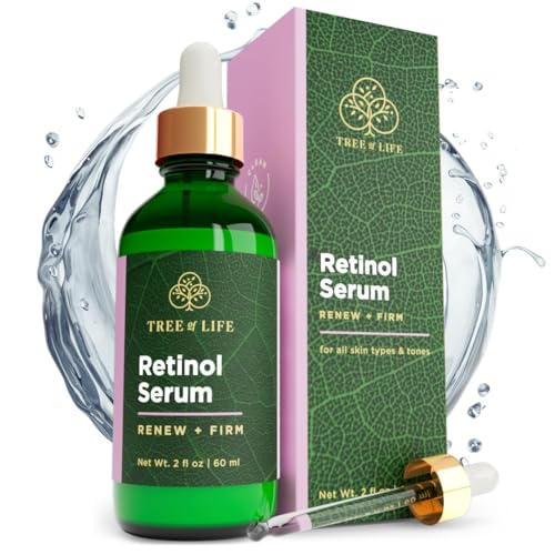 ToLB Retinol Serum - 72% Organic - Clinical Strength Retinol Moisturizer - Anti Aging Anti Wrinkle Facial Serum - 1 ounce