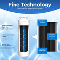 PURELINE UKF8001 Filtro de agua para refrigerador certificado por NSF y WQA, repuesto para Maytag UKF8001P, Whirlpool EDR4RXD1, filtro EveryDrop 4, PUR 4396395 Puriclean II, UKF8001AXX-200, 469006 (paquete de 2)