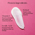 Medix 5.5 Retinol Cream and Collagen Cream Set. Medix 5.5 Retinol Cream with Ferulic Acid targets Crepey Skin, Wrinkles and Sun Damaged Skin. Collagen Cream firms and tightens Sagging Skin. Two 15oz