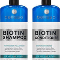 Juego de champu y acondicionador de biotina para el crecimiento del cabello Tratamiento de champu para perdida de cabello grueso Champu y acondicionador para cabello seco normal graso y tratado de color