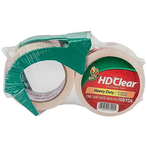 Duck Brand HD Clear High Performance Packaging Tape,