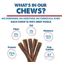 Best Bully Sticks 100% Natural 6-Inch Bully Sticks (8oz. Bag)
