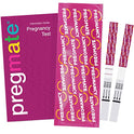 PreGMATE 100 Ovulación y 50 tiras de prueba de embarazo LH Kit de predictor de sobretensión Combo (100 LH + 50 HCG)