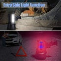 YIERBLUE Foco recargable, superbrillante, 6000 lúmenes, linterna LED de mano, foco de 10000 mAh, larga duración, linterna de búsqueda y linterna de camping