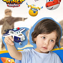 Super Wings - Figura de Juguete transformadora de Paul, avión, BOT, Escala de 5 Pulgadas
