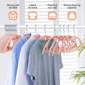 IEOKE Perchas de terciopelo, paquete de 50 perchas sin hombros para trajes, ultra delgadas, ahorro de espacio, giro de 360 grados, gancho resistente, perchas duraderas para suéteres, abrigos, chaquetas, camisas y vestidos
