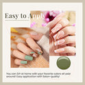 Beetles SOUTHERN BELLE Glitter Nude Gel Polish Set - 6 Colors Coral Green Light Blue Gel Polish Kit Soak off nail Lamp Nail Polish Gel Base and Top Coat Needed Starter Varnish Salon Design Gift Set