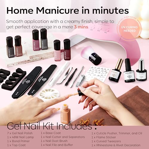 Modelones - Esmalte de uñas en gel (7 colores)