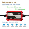 Foval Cargador de batería automático de 12 V, 1000 mA