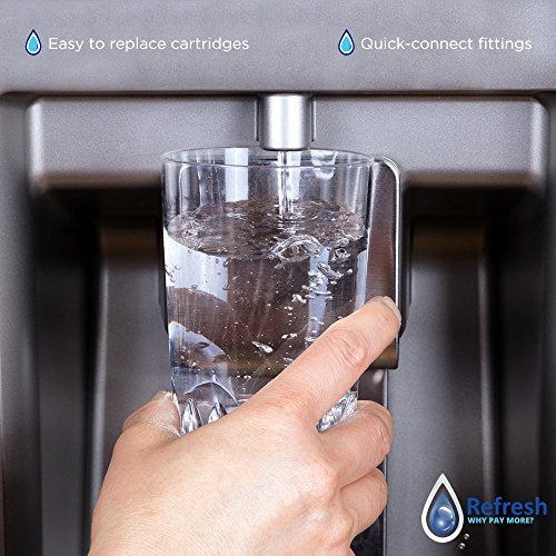 Repuesto para filtro de agua refrigerador Frigidaire WF1CB, RF100, RG100, NGRG2000, RF-100, RG-100, NGRG-2000 y Kenmore 9910, 469910, 46-9910