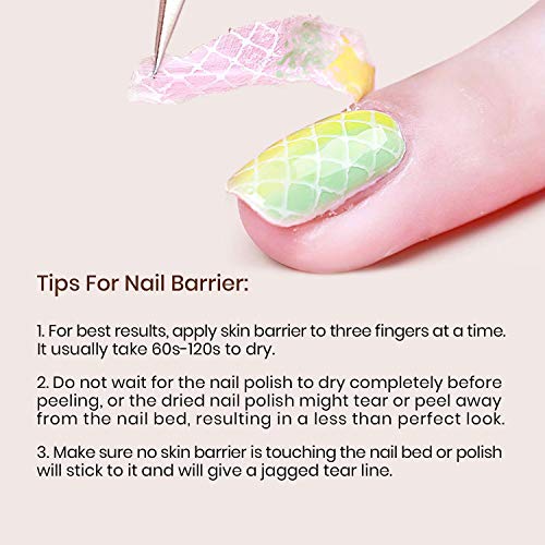 Beetles Latex Liquid Nail Simple Peel Off Cuticle Guard for Nail Art Liquid Latex Barrier Protector 15ml White
