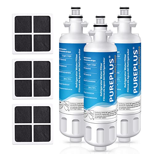 pureplus pp-rwf1200 a Filtro de agua compatible con LT700P, lt700pc, ADQ36006101, adq36006101-s, adq36006101s, ADQ36006102, ADQ36006102-S, adq36006102s, Kenmore 469690