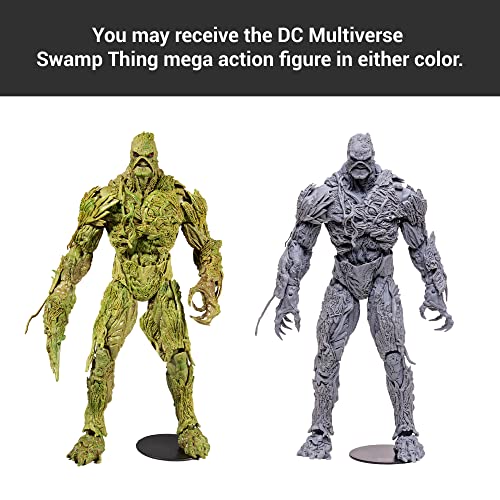 McFarlane Toys - DC Multiverse Swamp Thing Mega Figura de acción con Accesorios (el Estilo de la Figura Puede Variar)