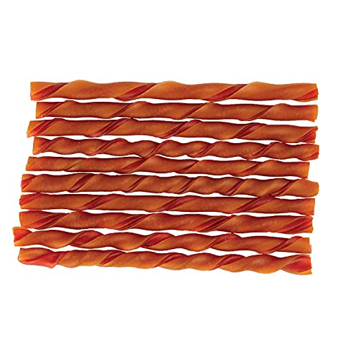 Smartbones Smart Twist palitos con Mantequilla de maní 190 Unidades, masticables sin Piel para Perros, SBTT-02943