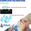Repuesto para filtro de agua refrigerador Frigidaire WF1CB, RF100, RG100, NGRG2000, RF-100, RG-100, NGRG-2000 y Kenmore 9910, 469910, 46-9910