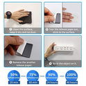 Double Sided Foam Tape Strong Pad Mounting,Black Self-Adhesive Tape Include Square Round and Rectangular(60Pcs)