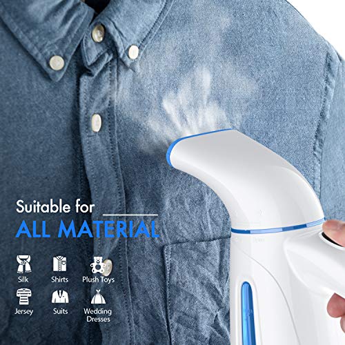 OGHom Vaporizador para ropa, vaporizador de mano para ropa, 240 ml, plancha de vapor portátil