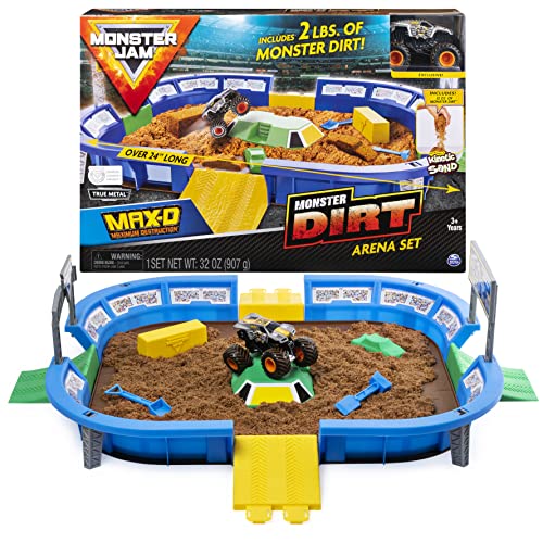 Monster Jam Set de Juego Monster Dirt, Arena de Playa