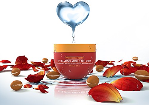 Hydrating Argan Oil Hair Mask and Deep Conditioner By Arvazallia for Dry or Damaged Hair