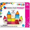 Magna-Tiles Stardust Set original, galardonado con azulejos magnéticos, creatividad y educativos, aprobados por tallo, purpurina y espejos