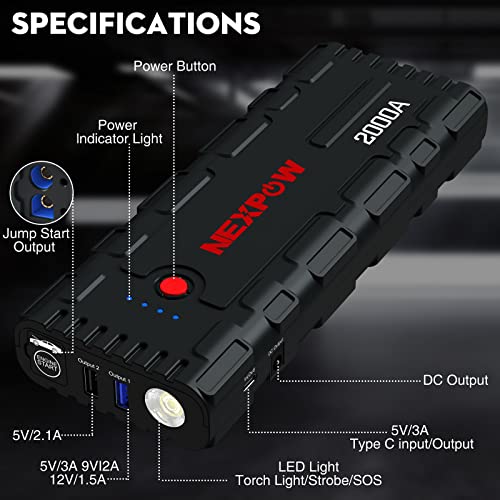 Arrancador de coche NEXPOW