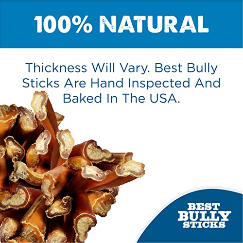 Best Bully Sticks 100% Natural 6-Inch Bully Sticks (8oz. Bag)