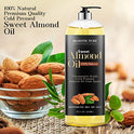 Majestic Pure Sweet Almond Oil, Super Triple A Grade Quality, 100% Pure and Natural from Spain, Cold Pressed , 16 fl oz.